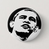 Barack Obama Ronde Button 5,7 Cm (Voorkant)