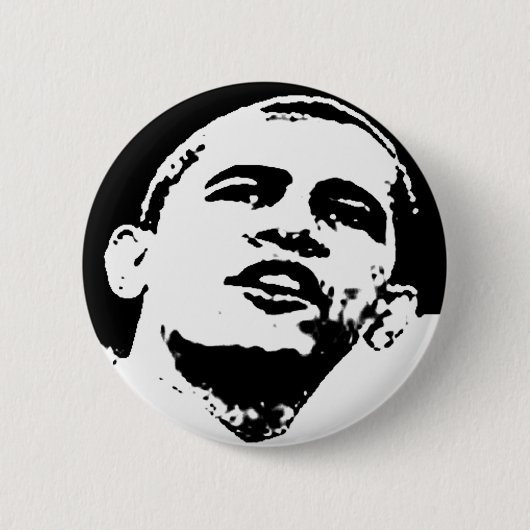 Barack Obama Ronde Button 5,7 Cm (Voorkant)