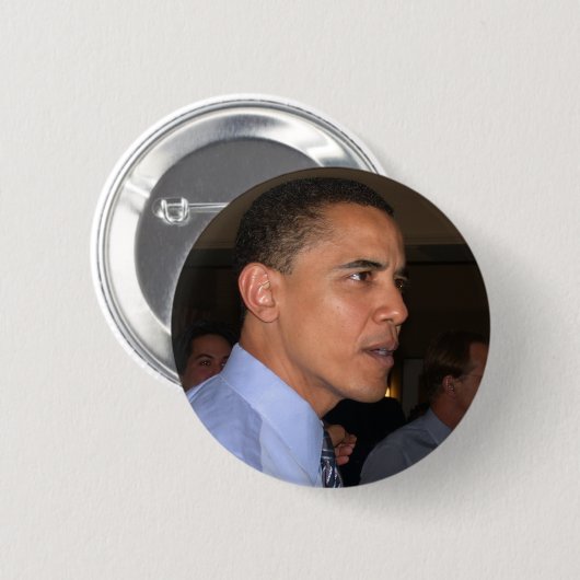 Barack Obama Ronde Button 5,7 Cm (Voorkant /achterkant)