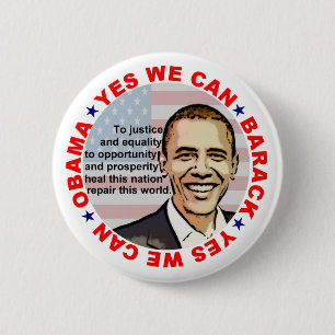 Barack Obama Ronde Button 5,7 Cm