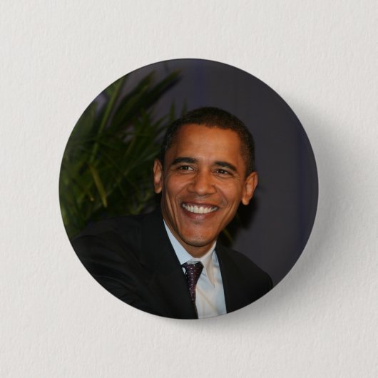 Barack Obama Ronde Button 5,7 Cm (Voorkant)