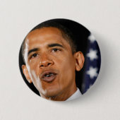 Barack Obama Ronde Button 5,7 Cm (Voorkant)