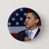 Barack Obama Ronde Button 5,7 Cm (Voorkant)