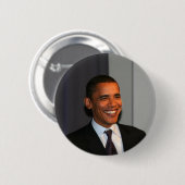 Barack Obama Ronde Button 5,7 Cm (Voorkant /achterkant)