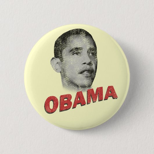 Barack Obama Ronde Button 5,7 Cm (Voorkant)