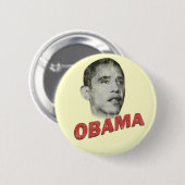 Barack Obama Ronde Button 5,7 Cm (Voorkant /achterkant)