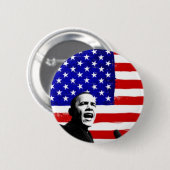 Barack Obama Ronde Button 5,7 Cm (Voorkant /achterkant)