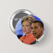 Barack Obama Ronde Button 5,7 Cm (Voorkant /achterkant)