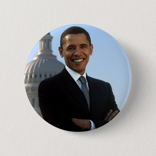 Barack Obama Ronde Button 5,7 Cm (Voorkant)