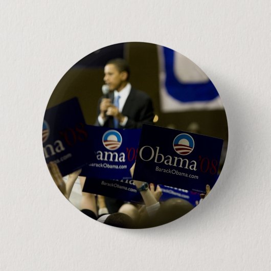 Barack Obama Ronde Button 5,7 Cm (Voorkant)