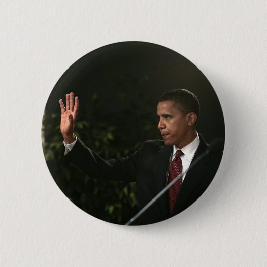 Barack Obama Ronde Button 5,7 Cm (Voorkant)