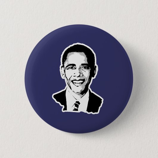 Barack Obama Ronde Button 5,7 Cm (Voorkant)