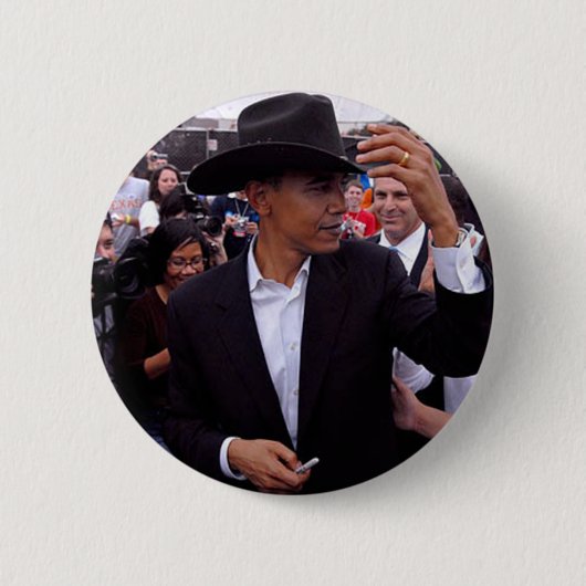 Barack Obama Ronde Button 5,7 Cm (Voorkant)