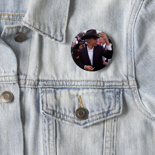Barack Obama Ronde Button 5,7 Cm (In situ)