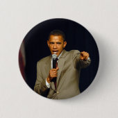 Barack Obama Ronde Button 5,7 Cm (Voorkant)