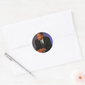 Barack Obama Ronde Sticker (Envelop)