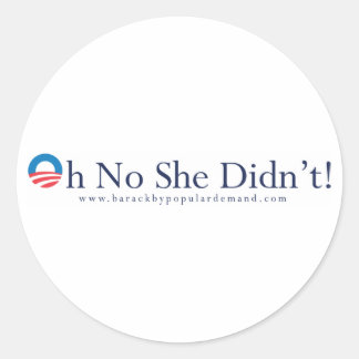 Barack Obama ronde Sticker