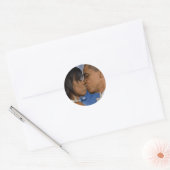 Barack Obama Ronde Sticker (Envelop)