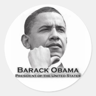 Barack Obama Ronde Sticker