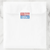 Barack Obama Ronde Sticker (Tas)