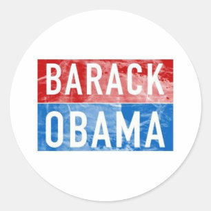Barack Obama Ronde Sticker