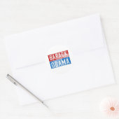 Barack Obama Ronde Sticker (Envelop)