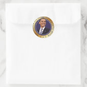 Barack Obama Ronde Sticker (Tas)