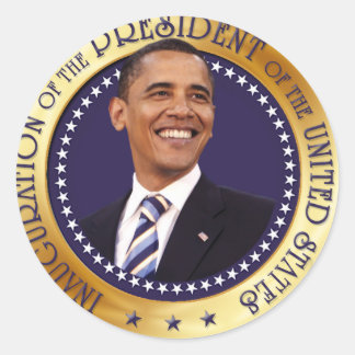 Barack Obama Ronde Sticker