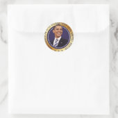 Barack Obama Ronde Sticker (Tas)