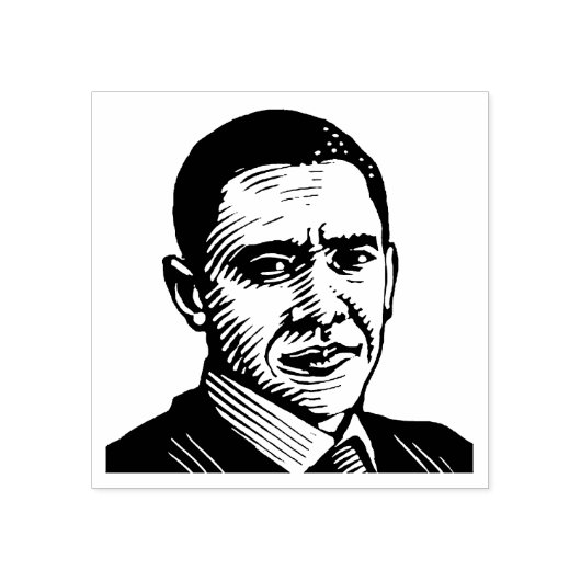Barack Obama Rubber Stamp Rubberstempel (Afrduk)