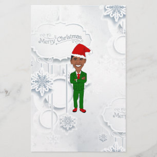 barack obama santa briefpapier
