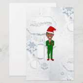 barack obama santa briefpapier (Voorkant / Achterkant)