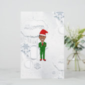 barack obama santa briefpapier (Staand voorkant)