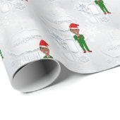 barack obama santa cadeaupapier (Rol Hoek)