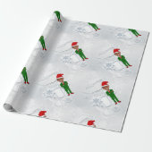 barack obama santa cadeaupapier (Uitgerold)