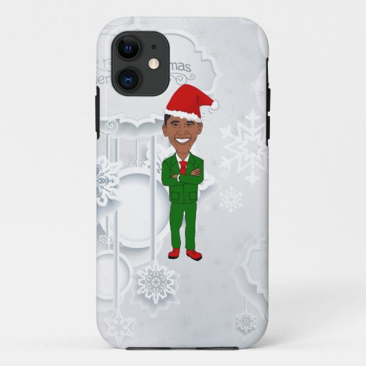 barack obama santa Case-Mate iPhone case (Achterkant)