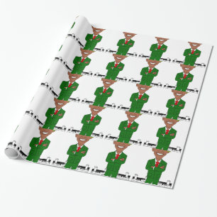 barack obama santa claus cadeaupapier