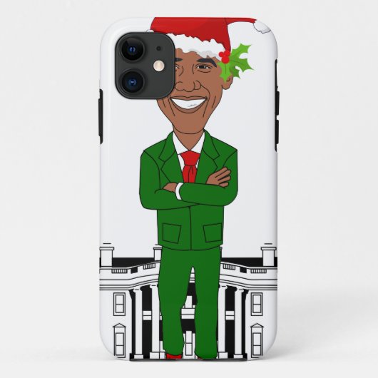 barack obama santa claus Case-Mate iPhone case (Achterkant)