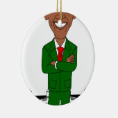 barack obama santa claus keramisch ornament (Rechts)