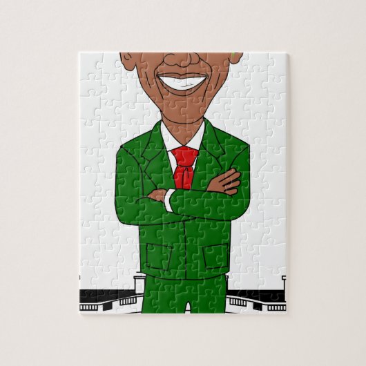 barack obama santa claus legpuzzel (Verticaal)