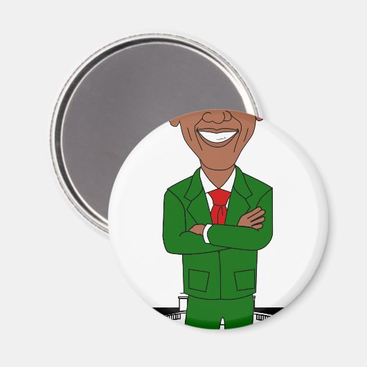 barack obama santa claus magneet (Voorkant / Achterkant)