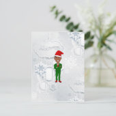 barack obama santa feestdagenkaart (Staand voorkant)