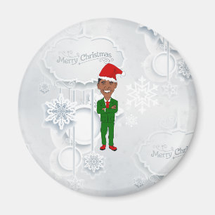 barack obama santa magneet