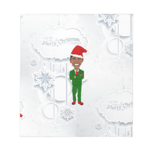 barack obama santa notitieblok