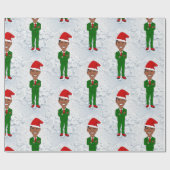 barack obama santas cadeaupapier (Vlak)