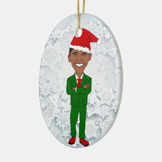 barack obama santas keramisch ornament (Links)