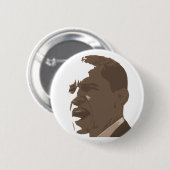Barack Obama Sepia Portrait Button (Voorkant /achterkant)