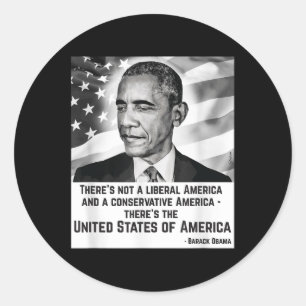 Barack Obama Shirt - Obama Shirt - Obama - USA Shi Ronde Sticker