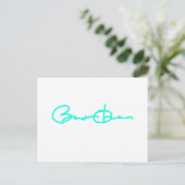 Barack Obama Signature Series (Light Blue) Briefkaart (Staand voorkant)