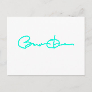 Barack Obama Signature Series (Light Blue) Briefkaart